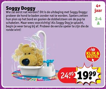 Aanbiedingen Soggy doggy - Spin Master - Geldig van 23/10/2017 tot 31/12/2017 bij Kruidvat