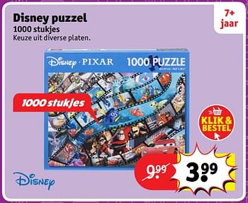 Aanbiedingen Disney puzzel - Disney - Geldig van 23/10/2017 tot 31/12/2017 bij Kruidvat