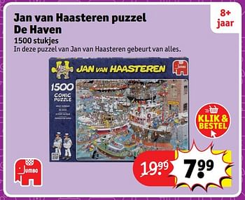 Aanbiedingen Jan van haasteren puzzel de haven - Jumbo - Geldig van 23/10/2017 tot 31/12/2017 bij Kruidvat