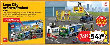 Aanbiedingen Lego city vrachtterminal 60169 - Lego - Geldig van 23/10/2017 tot 31/12/2017 bij Kruidvat