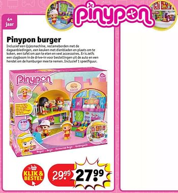 Aanbiedingen Pinypon burger - Pinypon - Geldig van 23/10/2017 tot 31/12/2017 bij Kruidvat