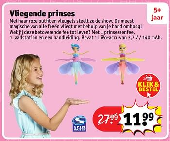 Aanbiedingen Vliegende prinses - Spin Master - Geldig van 23/10/2017 tot 31/12/2017 bij Kruidvat