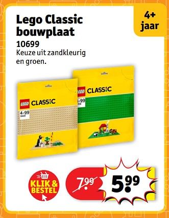 Aanbiedingen Lego classic bouwplaat 10699 - Lego - Geldig van 23/10/2017 tot 31/12/2017 bij Kruidvat