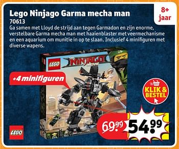 Aanbiedingen Lego ninjago garma mecha man 70613 - Lego - Geldig van 23/10/2017 tot 31/12/2017 bij Kruidvat