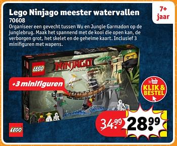 Aanbiedingen Lego ninjago meester watervallen 70608 - Lego - Geldig van 23/10/2017 tot 31/12/2017 bij Kruidvat