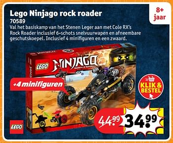 Aanbiedingen Lego ninjago rock roader 70589 - Lego - Geldig van 23/10/2017 tot 31/12/2017 bij Kruidvat