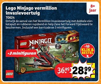 Aanbiedingen Lego ninjago vermillion invasievoertuig 70624 - Lego - Geldig van 23/10/2017 tot 31/12/2017 bij Kruidvat