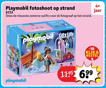 Aanbiedingen Playmobil fotoshoot op strand 6153 - Playmobil - Geldig van 23/10/2017 tot 31/12/2017 bij Kruidvat