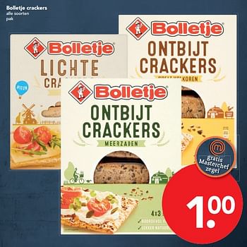 Aanbiedingen Bolletje crackers - Bolletje - Geldig van 29/10/2017 tot 04/11/2017 bij Deen Supermarkten