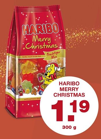 Aanbiedingen Haribo merry christmas - Haribo - Geldig van 30/10/2017 tot 04/11/2017 bij Aldi