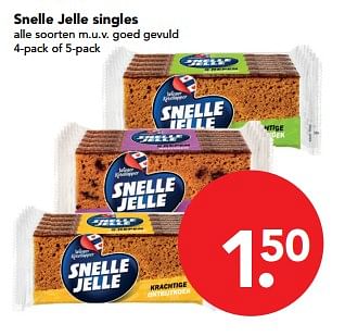 Aanbiedingen Snelle jelle singles - Snelle Jelle - Geldig van 29/10/2017 tot 04/11/2017 bij Deen Supermarkten