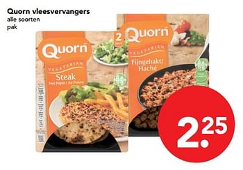 Aanbiedingen Quorn vleesvervangers - Quorn - Geldig van 29/10/2017 tot 04/11/2017 bij Deen Supermarkten