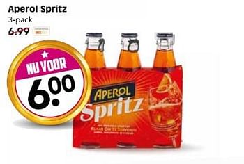Aanbiedingen Aperol spritz - Aperol - Geldig van 29/10/2017 tot 04/11/2017 bij Em-té