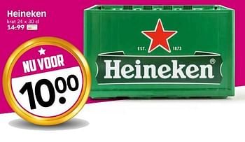 Aanbiedingen Heineken - Heineken - Geldig van 29/10/2017 tot 04/11/2017 bij Em-té