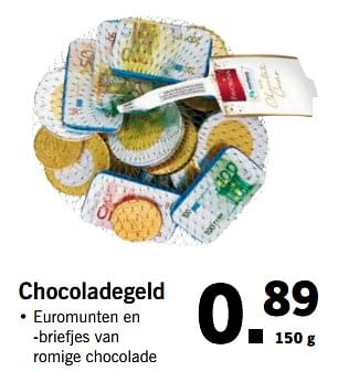 Aanbiedingen Chocoladegeld - Favorina - Geldig van 30/10/2017 tot 05/11/2017 bij Lidl