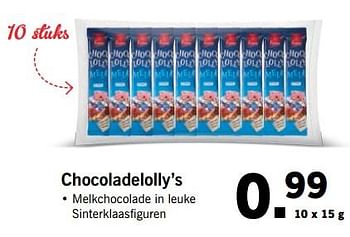Aanbiedingen Chocoladelolly`s - Favorina - Geldig van 30/10/2017 tot 05/11/2017 bij Lidl