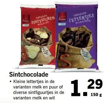 Aanbiedingen Sintchocolade - Favorina - Geldig van 30/10/2017 tot 05/11/2017 bij Lidl