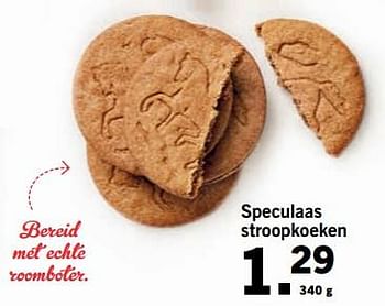 Aanbiedingen Speculaas stroopkoeken - Huismerk - Lidl - Geldig van 30/10/2017 tot 05/11/2017 bij Lidl