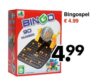 Aanbiedingen Bingospel - Huismerk - Wibra - Geldig van 30/10/2017 tot 11/11/2017 bij Wibra