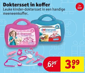 Aanbiedingen Doktersset in koffer - Huismerk - Kruidvat - Geldig van 24/10/2017 tot 05/11/2017 bij Kruidvat