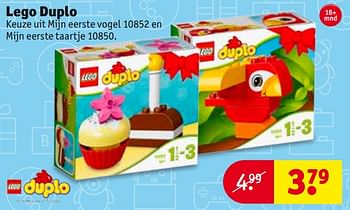 Aanbiedingen Lego duplo - Lego - Geldig van 24/10/2017 tot 05/11/2017 bij Kruidvat