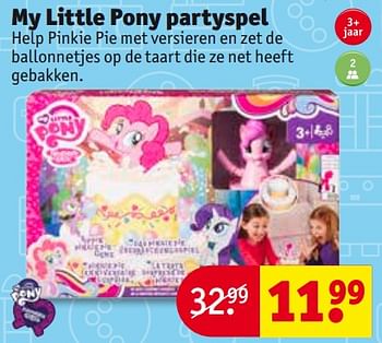 Aanbiedingen My little pony partyspel - My Little Pony - Geldig van 24/10/2017 tot 05/11/2017 bij Kruidvat