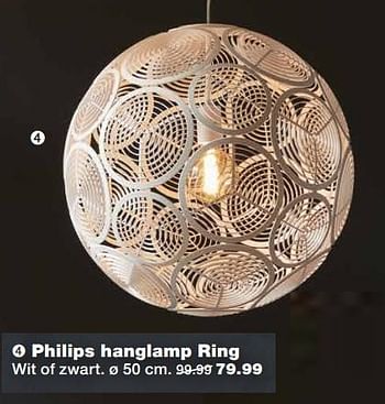 Aanbiedingen Philips hanglamp ring - Philips - Geldig van 30/10/2017 tot 12/11/2017 bij Praxis