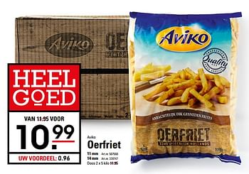 Aanbiedingen Aviko oerfriet - Aviko - Geldig van 26/10/2017 tot 13/11/2017 bij Sligro