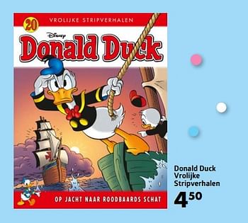 Aanbiedingen Donald duck vrolijke stripverhalen - Disney - Geldig van 26/10/2017 tot 12/11/2017 bij Bruna