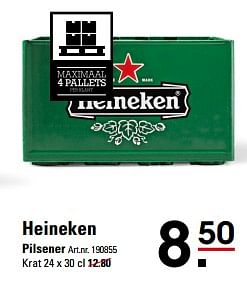 Aanbiedingen Heineken pilsener - Heineken - Geldig van 26/10/2017 tot 13/11/2017 bij Sligro