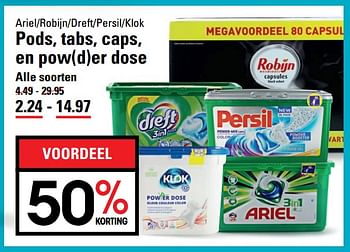 Aanbiedingen Pods, tabs, caps, en pow(d)er dose alle soorten - Huismerk - Sligro - Geldig van 26/10/2017 tot 13/11/2017 bij Sligro