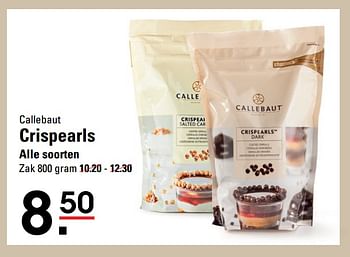 Aanbiedingen Callebaut crispearls alle soorten - Callebaut - Geldig van 26/10/2017 tot 13/11/2017 bij Sligro