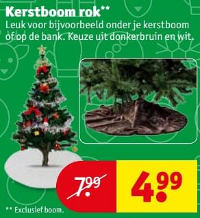 Aanbiedingen Kerstboom rok - Huismerk - Kruidvat - Geldig van 31/10/2017 tot 05/11/2017 bij Kruidvat