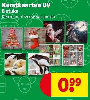Aanbiedingen Kerstkaarten uv - Huismerk - Kruidvat - Geldig van 31/10/2017 tot 05/11/2017 bij Kruidvat