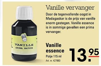 Aanbiedingen Vanille essence - Huismerk - Sligro - Geldig van 26/10/2017 tot 13/11/2017 bij Sligro