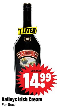 Aanbiedingen Baileys irish cream - Baileys - Geldig van 29/10/2017 tot 04/11/2017 bij Lekker Doen