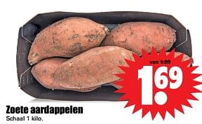 Aanbiedingen Zoete aardappelen - Huismerk - Dirk - Geldig van 29/10/2017 tot 04/11/2017 bij Lekker Doen