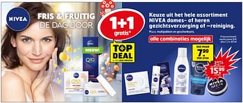 Aanbiedingen Nachtcrème q10 plus c - Nivea - Geldig van 31/10/2017 tot 12/11/2017 bij Trekpleister