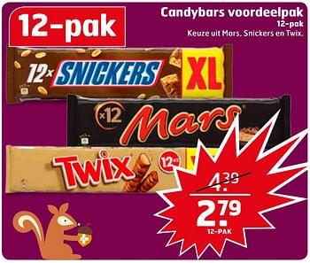 Aanbiedingen Candybars voordeelpak - Huismerk - Trekpleister - Geldig van 31/10/2017 tot 12/11/2017 bij Trekpleister