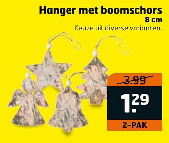 Aanbiedingen Hanger met boomschors - Huismerk - Trekpleister - Geldig van 31/10/2017 tot 12/11/2017 bij Trekpleister