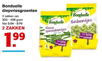 Aanbiedingen Bonduelle diepvriesgroenten - Bonduelle - Geldig van 01/11/2017 tot 07/11/2017 bij Hoogvliet