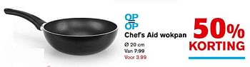 Aanbiedingen Chef`s aid wokpan - Huismerk - Hoogvliet - Geldig van 01/11/2017 tot 07/11/2017 bij Hoogvliet