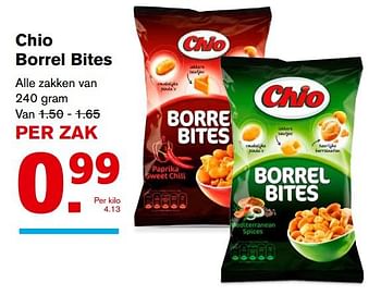 Aanbiedingen Chio borrel bites - Chio - Geldig van 01/11/2017 tot 07/11/2017 bij Hoogvliet