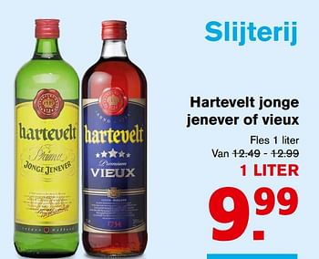 Aanbiedingen Hartevelt jonge jenever of vieux - Hartevelt - Geldig van 01/11/2017 tot 07/11/2017 bij Hoogvliet