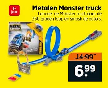 Aanbiedingen Metalen monster truck - Huismerk - Trekpleister - Geldig van 31/10/2017 tot 12/11/2017 bij Trekpleister