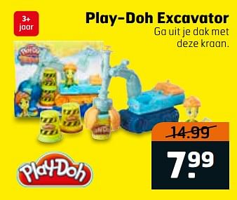 Aanbiedingen Play-doh excavator - Play-Doh - Geldig van 31/10/2017 tot 12/11/2017 bij Trekpleister