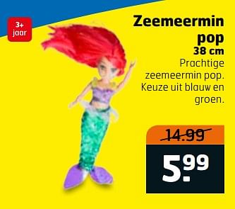 Aanbiedingen Zeemeermin pop - Huismerk - Trekpleister - Geldig van 31/10/2017 tot 12/11/2017 bij Trekpleister