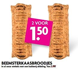 Aanbiedingen Beemsterkaasbroodjes - Huismerk - Deka Markt - Geldig van 29/10/2017 tot 04/11/2017 bij Deka Markt