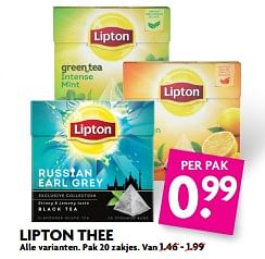Aanbiedingen Lipton thee - Lipton - Geldig van 29/10/2017 tot 04/11/2017 bij Deka Markt