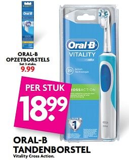 Aanbiedingen Oral-b tandenborstel - Oral-B - Geldig van 29/10/2017 tot 04/11/2017 bij Deka Markt
